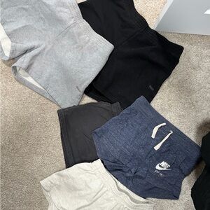 Sweatshort bundle, Aritzia, Nike, LA Apparel